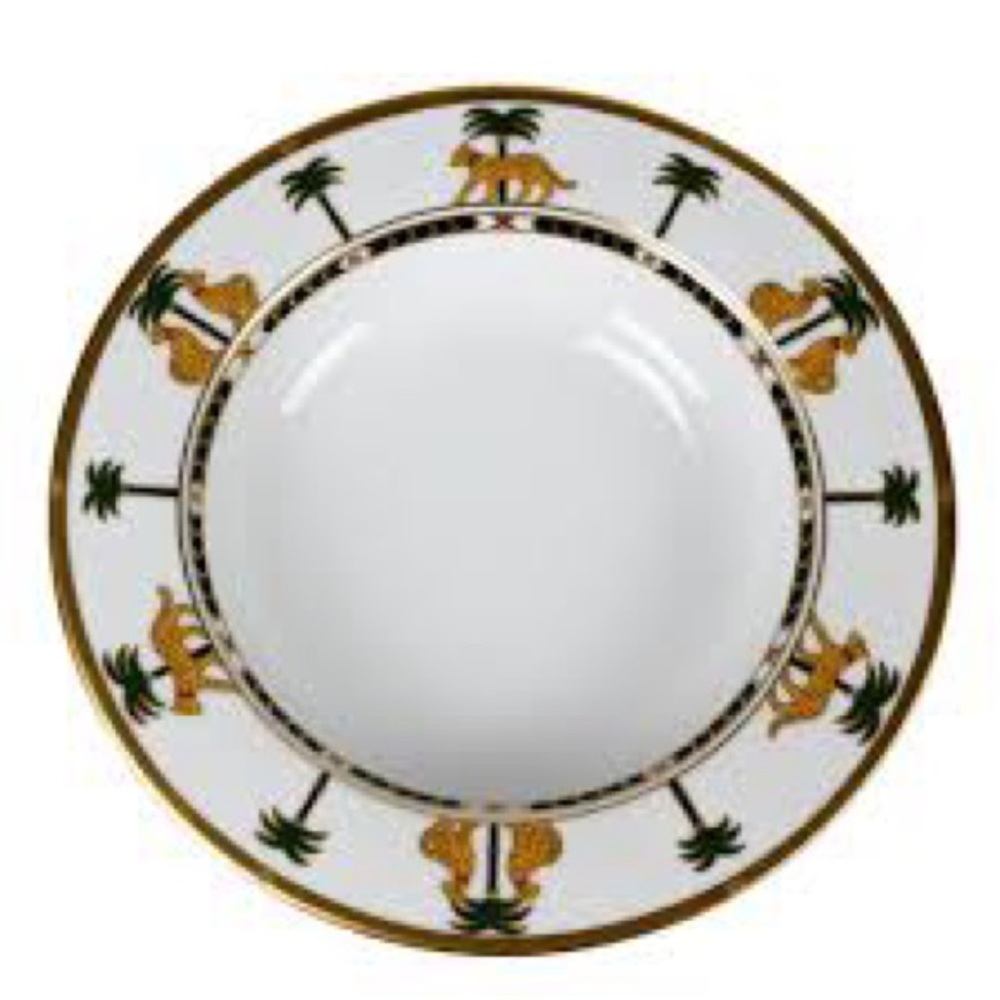 EUC! Casablanca by CHRISTIAN DIOR Large Rim Soup Bowl Fine China